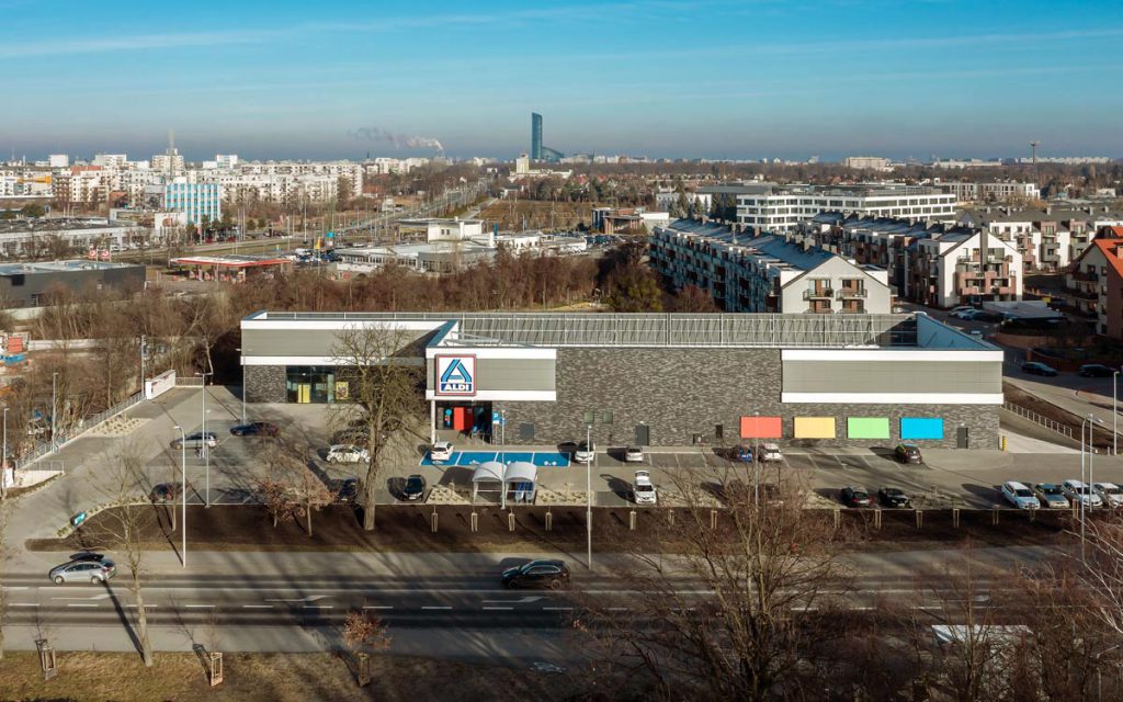 Budynek handlowy sieci Aldi