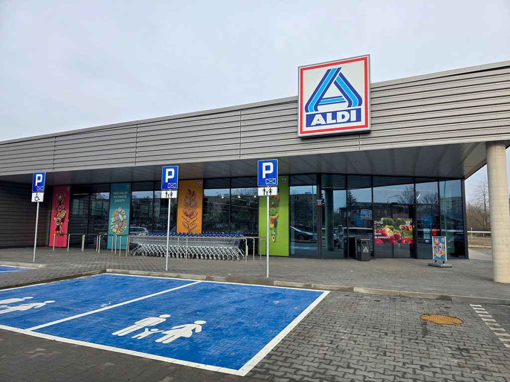 Budynek handlowy sieci Aldi