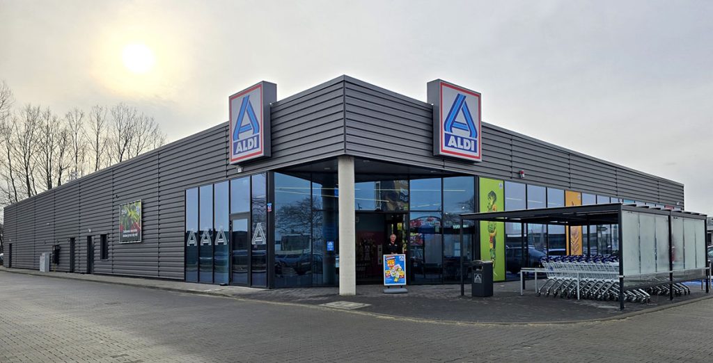 Budynek handlowy sieci Aldi