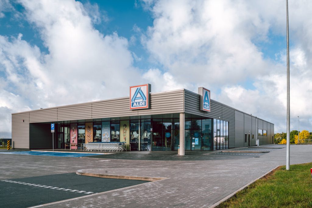 Budynek handlowy Aldi Polkowice