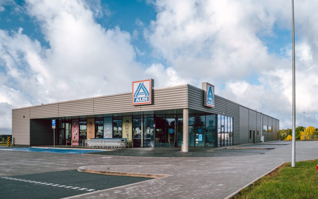 Budynek handlowy sieci ALDI w Polkowicach