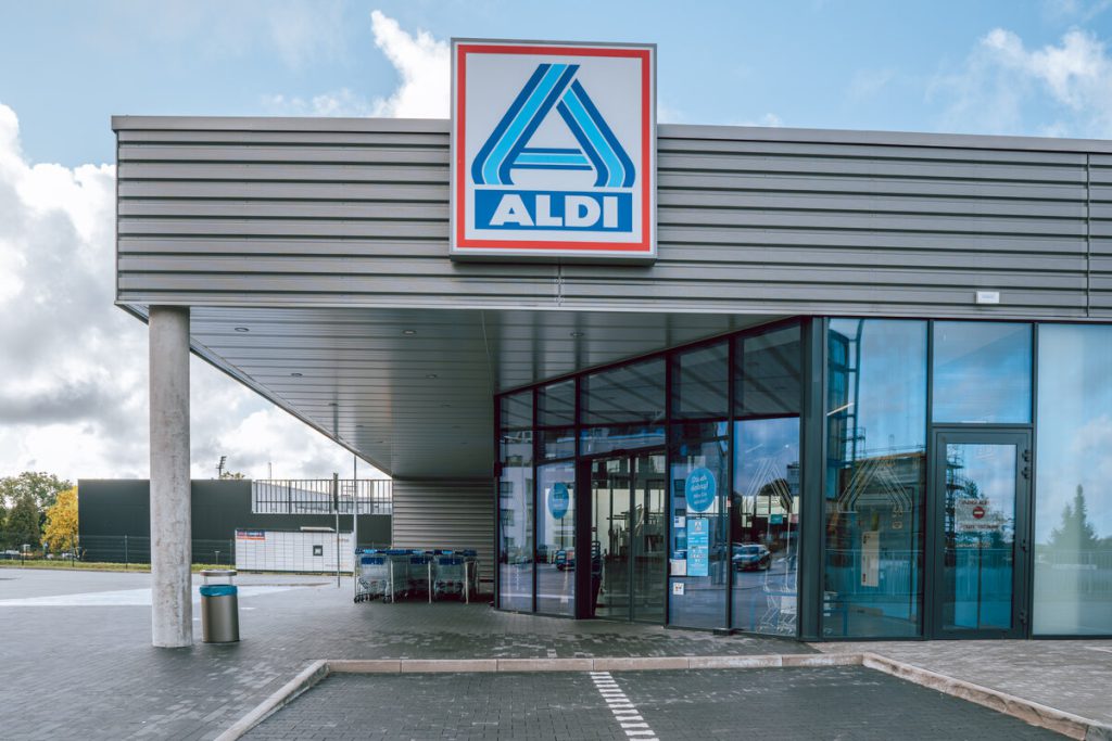 Budynek handlowy Aldi Polkowice