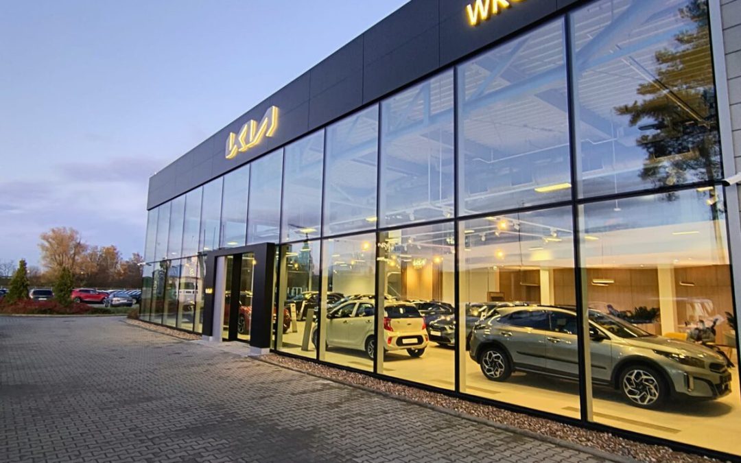 Rozbudowa salonu KIA we Wrocławiu