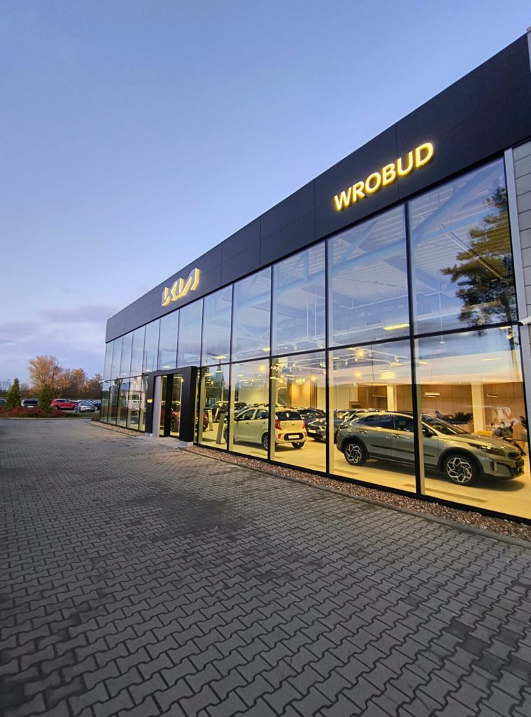 Rozbudowa salonu KIA we Wrocławiu